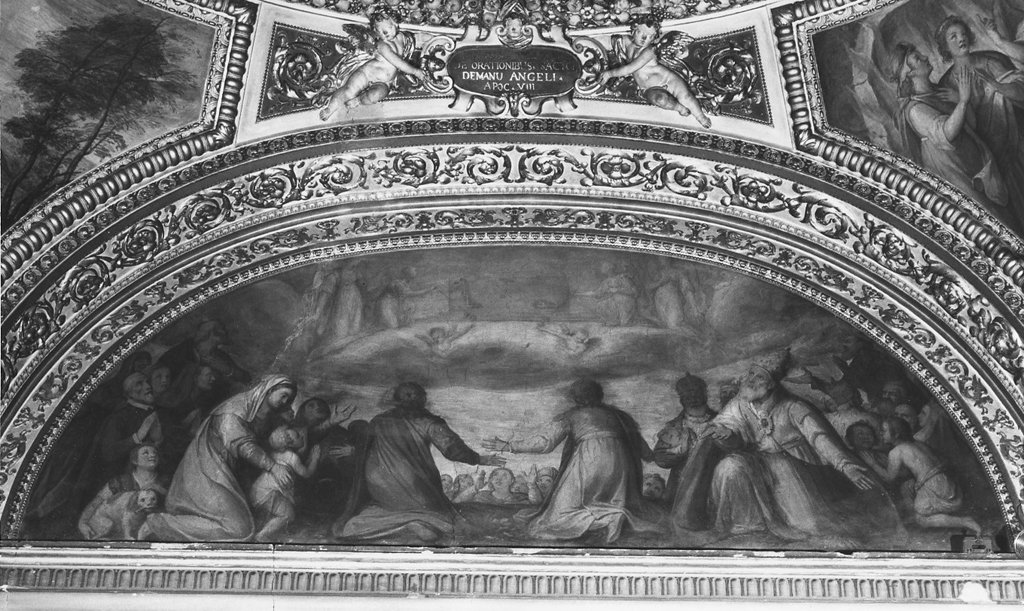 La preghiera portata dagli angeli al cospetto di Dio (dipinto) di Salimbeni Vent